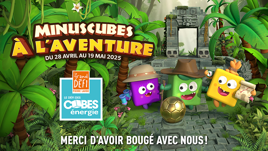 Défi des Cubes énergie - Minuscube à l'aventure