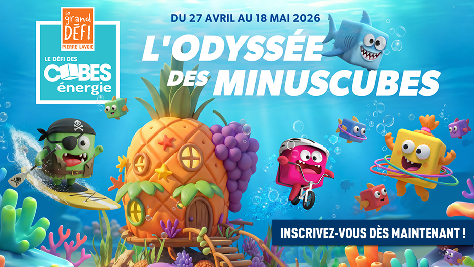 Défi des Cubes énergie - L'Odyssée des Minuscubes