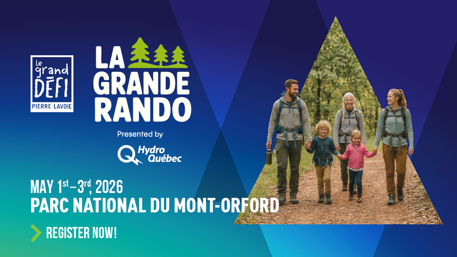 La Grande rando - May 1st to 3rd, 2026 - Register now!