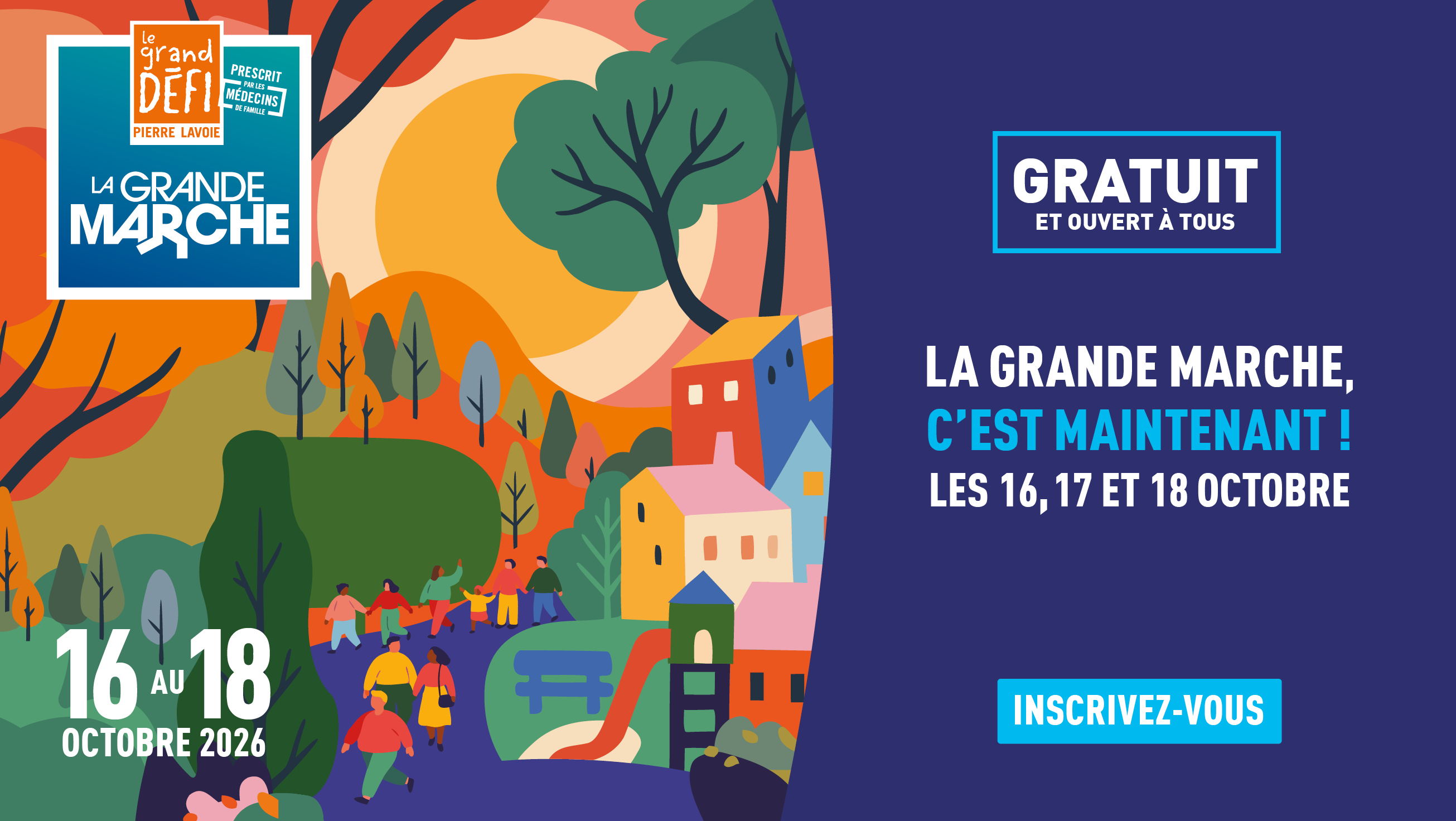 La Grande marche 2026 - Inscrivez-vous!